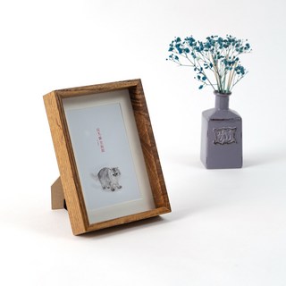 스카바르 탁상용 인테리어 나무 원목 액자, 물푸레 원목