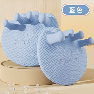 ZHONGQO 足弓訓練器 拇指外翻矯正 足弓支撐, 藍色【左腳】單入
