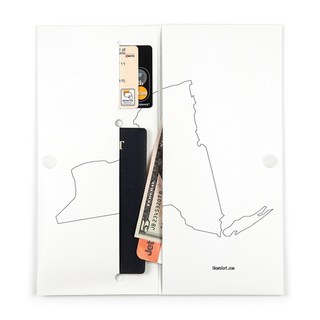 디월아트 뉴욕 엠파이어 스테이트 친환경 종이 여행 장지갑 (TW-PW-003)