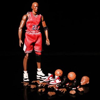 17cm Mafex 애니메이션 농구 스타 Michael Jordan 및 James Zhenyi No. 23 이동식 인형 동상 모델 컬렉션, 02 With box, 03 A