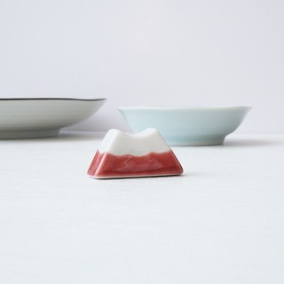 餐具架 入厝禮 擺飾 婚禮小物 拍照道具 盆栽裝飾, 富士山筷架【紅色】－１個, 1個, 紅色