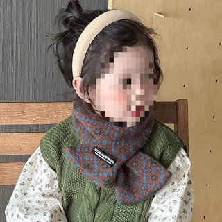 兒童針織圍巾 兒童脖套 韓版保暖秋冬季 兒童圍脖