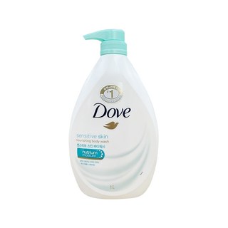 도브 바디워시 센서티브 1L 바디클렌저, 1kg, 1개