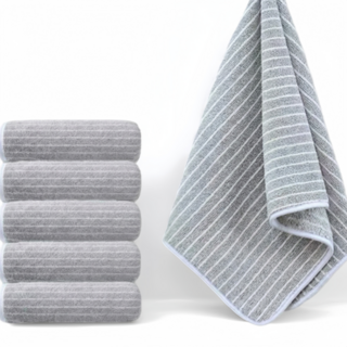 Niftynest 수건 호텔 고급 수건 50수 수건세트 목욕타올 샤워타올 목욕수건 샤워수건, 5개, 그레이색