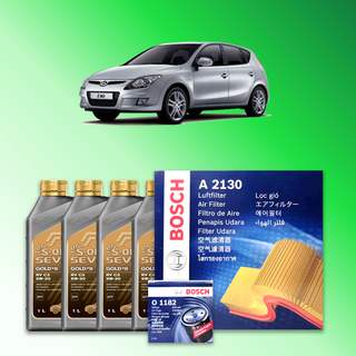 i30 (FD) 2.0 가솔린 엔진오일세트 세븐골드 9 RV C3 5W30, 세븐골드9 RV C3 엔진오일세트, 기본세트▶엔진오일세트만 구매하기