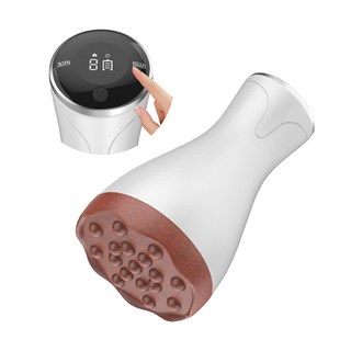 無線砭石刮痧推拿儀, 新款砭石養生按摩儀(送3瓶精油), 紅砭石