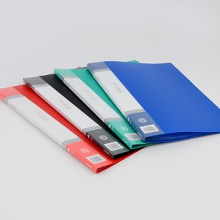 A4 클리어화일북 파일 파일케이스 서류정리 사무파일 부동산 리포트 파일철, 10매, 색상랜덤