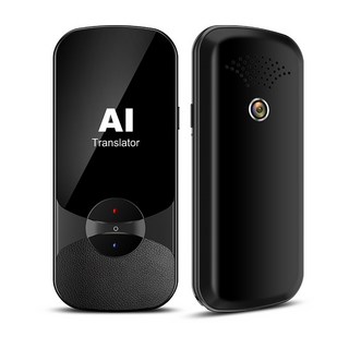 vormor Z2智能語音翻譯機 辦公學習語言翻譯 旅遊專用 精準離線 同聲翻譯筆 雙向翻譯機, T11炫酷黑（2.4英寸）116種語言, Z2