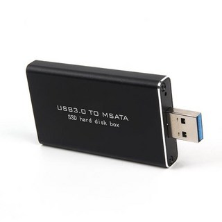 호환품 MSATA-USB 5Gbps 인클로저 케이스 하드 디스크 어댑터 M2 외장 모바일, 한개옵션1, 한개옵션2
