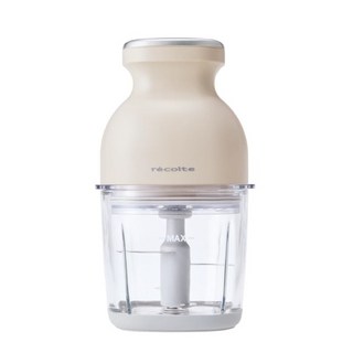 récolte 無線食物調理機，輕巧便攜，多功能玻璃杯材質，操作簡單, RCP-7-W 奶油白