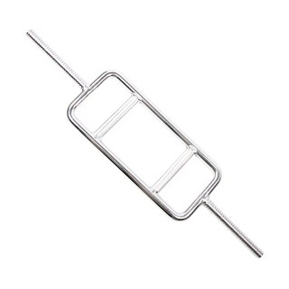 方形槓心34吋(附固定環/目字槓鈴桿/法式桿/實心電鍍/啞鈴槓心/槓片桿/舉重桿/四方盤桿), 銀色, 7.2kg