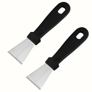 미니 면도날 스크레이퍼 다용도 페인트 청소 도구 (자동차 창문 유리에서 라벨 데칼 스티커 제거용), 02 2pcs scraper