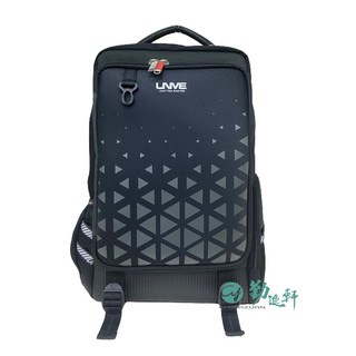 UnMe 高年級雙層人體工學後背書包 兒童書包 紳士型書包 護脊書包 黑色 臺灣製造