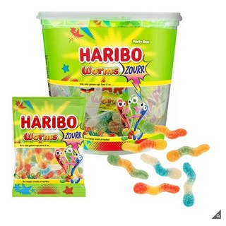 哈瑞寶 口味綜合 蟲蟲造型軟糖 桶裝 960公克, 1個