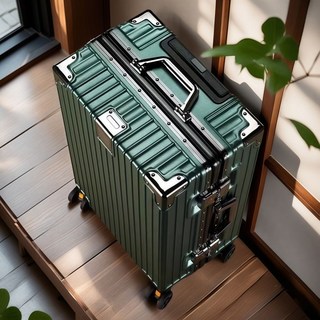 行李箱大容量铝框拉杆箱学生男女结实耐用旅行箱密码箱子日本