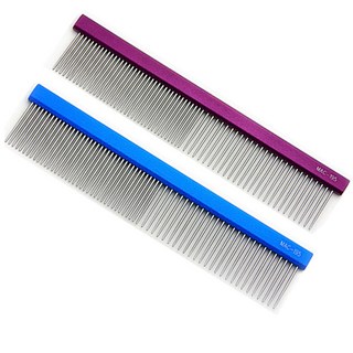 마단칼라콤 MAC-195 19.5Cm Shine Purple 파인/코스 빗 도그쇼빗 단모용빗, 퍼플, 1개