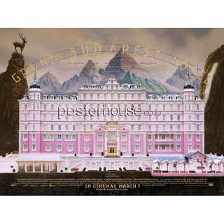영화포스터(One sheet) 80X60cm -그랜드 부다페스트 호텔 The Grand Budapest Hotel (Quad_B), 레드