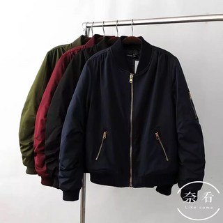 加厚飛行服情侶款棒球外套，鋪棉超保暖，三色可選