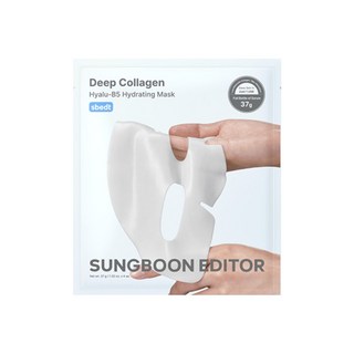SUNGBOON EDITOR 保濕晚安面膜-深層補水、膠原蛋白、玻尿酸, 37g, 1個