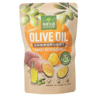 有橄生活 特級初榨橄欖油原切地瓜片 (非油炸、無添加), 50g, 1個