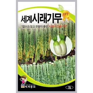 세계시래기무 30g 채소 씨앗 세계, 1개