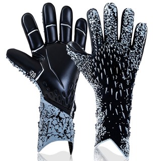골키퍼장갑 남자축구장갑 축구 골키퍼 장갑 트레이닝용 골키퍼 장갑 유소년 축구 골키퍼 장갑 강한 그립을 가진 골키퍼 장갑 포함하다, 1세트, 블랙