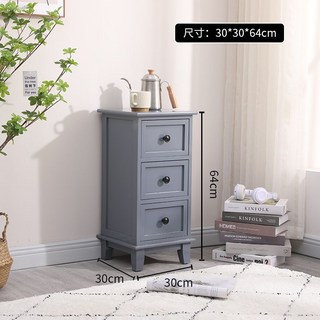 약장 엔틱가구 30cm 원목 서랍 수납장 틈새 폭좁은 캐비닛 주방 욕실, 빈티지 그린 5단