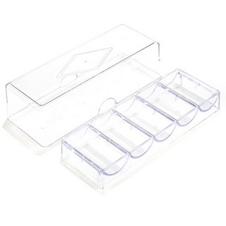 고니표 국제규격 데칼크레이 카지노칩 포커칩 홀덤칩 20P, 뚜껑형 칩 트레이, 1개