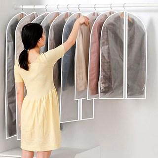 osshop 반 투명 지퍼형 옷커버, 8개, 1개입