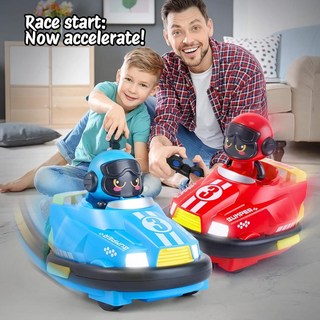 瑪琍歐 雙人對戰跑跑卡丁遙控碰碰車 親子互動碰碰車 一盒兩台公司貨, 1個