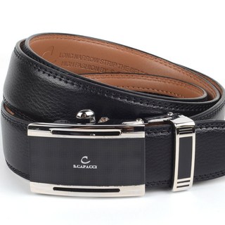 가파치 고급 소가죽 남성 자동 정장벨트