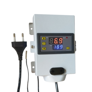 디지털온도/온도조절기/자동온도조절기/동파방지/온도감지센서/속도조절기/, 1개