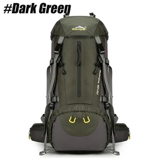 네이처하이크 트레킹 배낭 캠핑 하이킹 배낭 강화 방수 배낭 야외 여행 배낭 70L, 05 Orange - 70L