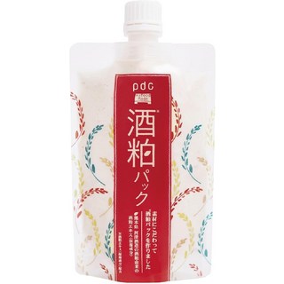 pdc WaFood Made 酒粕パック 深層滋潤提亮膚色面膜，去除老廢角質，打造透亮美肌, 1個, 1個裝