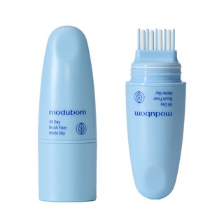 모두봄 올데이 브러시 헤어픽서 앞머리 고정 픽서 저자극 매트 스카이, 1개, 7ml