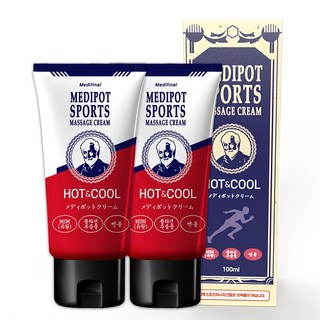 메디팟 MSM 스포츠 마사지 글루코사민 크림, 2개, 100ml