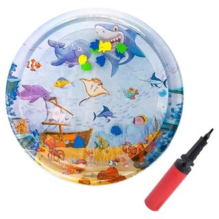 딩동펫 반려동물 블루오션 아이스쿨링 놀이 워터매트, 씨월드, 1개