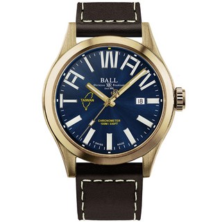 【BALL 波爾】B2_Engineer騰雲號130週年台灣限量機械錶-藍43mm(ND2186C-L3C-BK青銅)