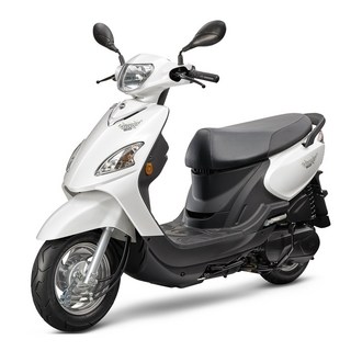 SYM 三陽機車 WOO 115，日本京濱噴射系統，CBS2.0連動剎車，一級油耗，輕巧靈活, 白色