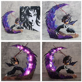 데반스 코쿠시보 츠기쿠니 요리이치 전투 애니메이 조각상 21CM 슬레이어, 24 블랙 데드 아이 라이팅, 1개