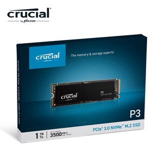 美光 Micron Crucial P3 2TB 1TB PCIe M.2 Gen3 SSD固態硬碟 公司貨