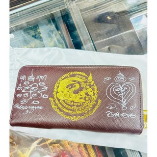 阿贊歐查 狐仙守財圖騰長夾 咖啡色款