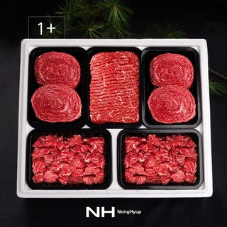 [대구축협 팔공참한우] [냉장]1+등급 정육 선물세트 1호 / 불고기1.0kg+국거리1.0kg+산적500g 총2.5kg, 1개