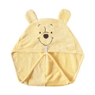 디즈니 위니더푸 헤어 드라이 타월, 5개, 옐로우