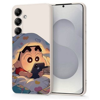 이불 속 귀여운 캐리터 전기종 갤럭시 케이스