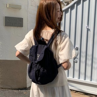 新款韓系揹包 大容量休閒輕便雙肩包 小衆設計尼龍旅行書包, 白色,極速發貨