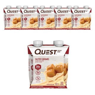 QUEST NUTRITION 無麩質低糖蛋白奶昔飲 鹽味焦糖口味, 24瓶, 325ml
