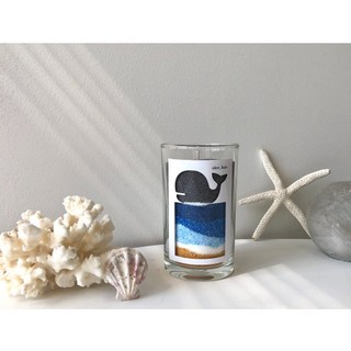 DIY KIT 고래 샌드캔들 만들기 키트, 그레이/화이트쟈스민/선택안함, 1개