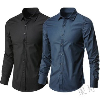 限時購 休閒襯衫男 正裝 上班職業襯衫 襯衫男 短袖襯衫 男生襯衫 商務襯衫 大尺碼 免燙 韓版素麵襯衫 9KTB