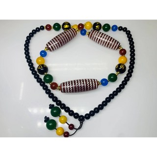 西藏天然水波紋天珠吊墜/招財/財寶類天珠/旺財/偏財/正財/附中國證書, 1個